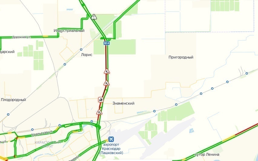 Карта дальний западный обход краснодара на карте