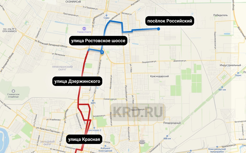 Карта краснодара ростовское шоссе