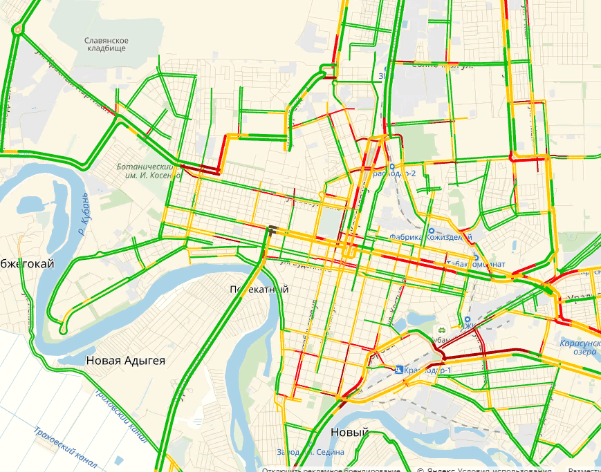 Карта дождя краснодар