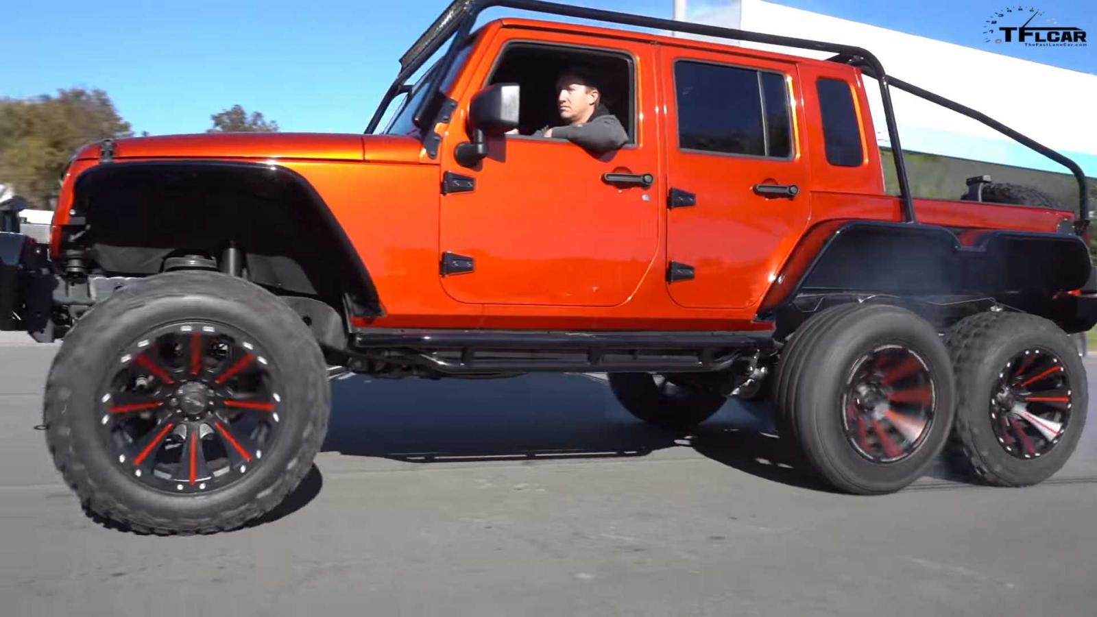 Jeep Wrangler шестиколесный