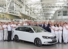 Двойной юбилей: ŠKODA празднует производство 4 миллионов машин FABIA и 500 000 автомобилей третьего поколения