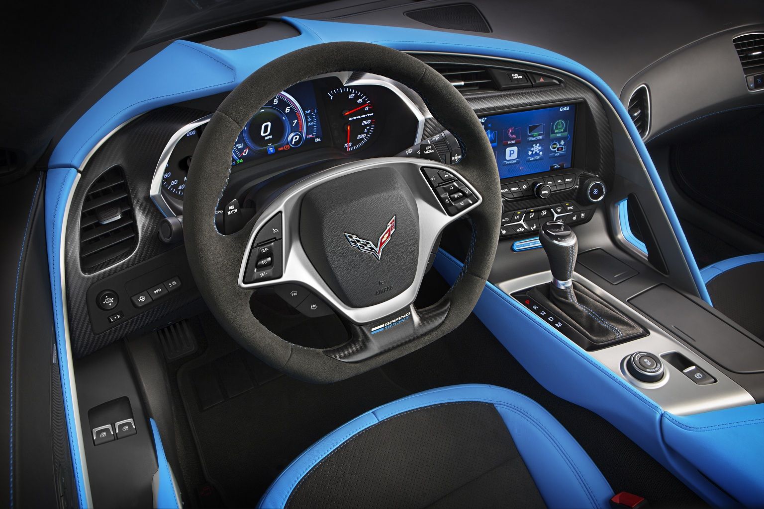 Chevrolet Corvette c7 Grand Sport салон