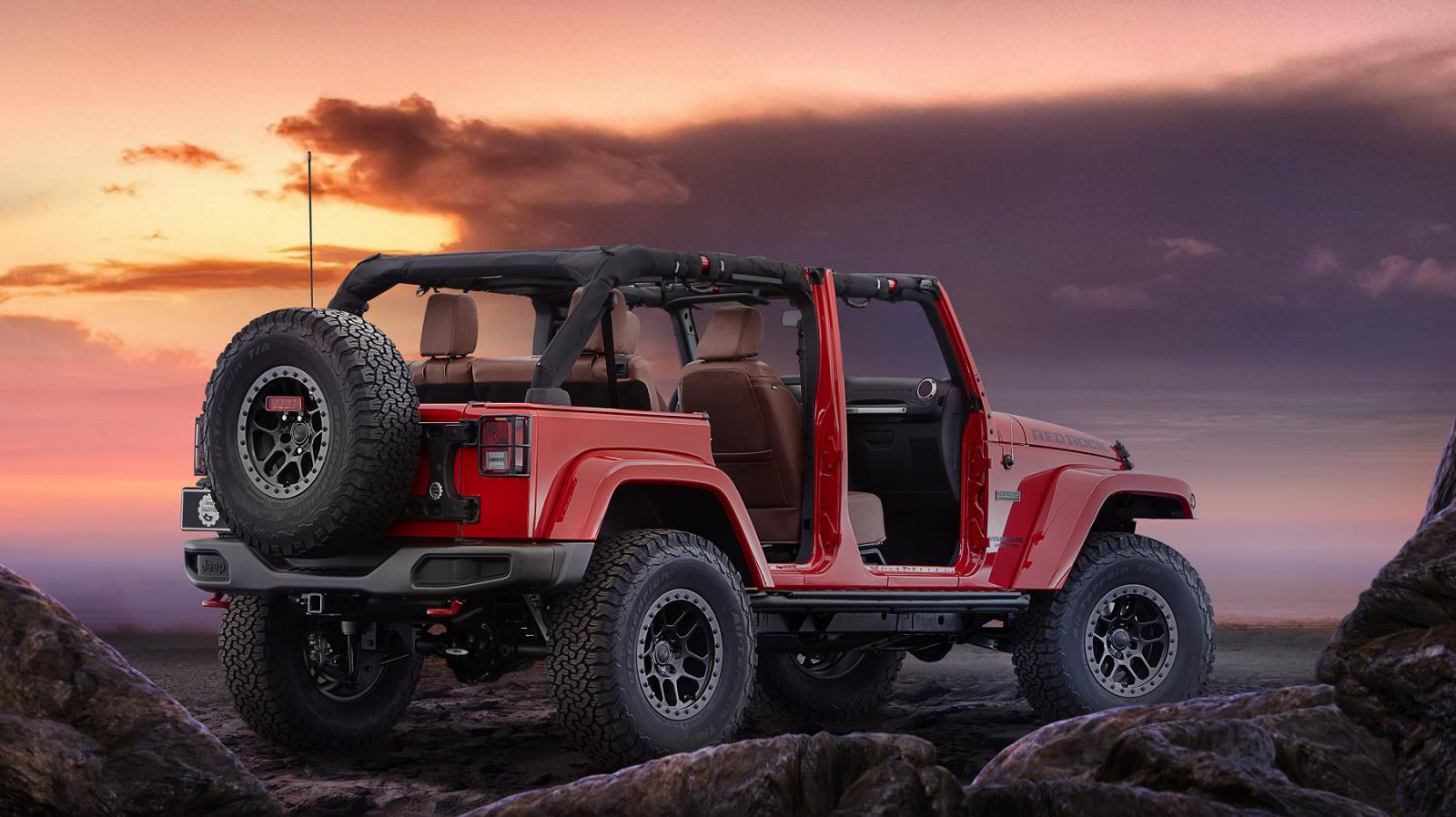 Jeep Wrangler Red