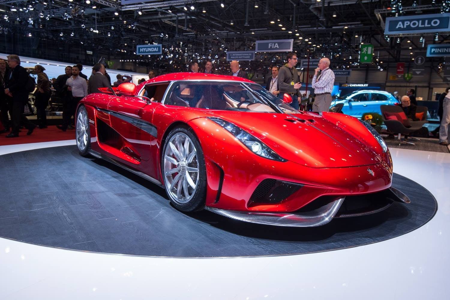 Koenigsegg Regera 1500 л с гибрид